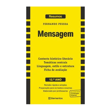 Resumos - Mensagem - Fernando Pessoa - 12.º ano
