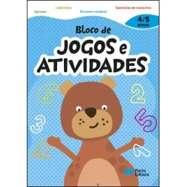 Bloco de Jogos e Atividades - 4/5 Anos