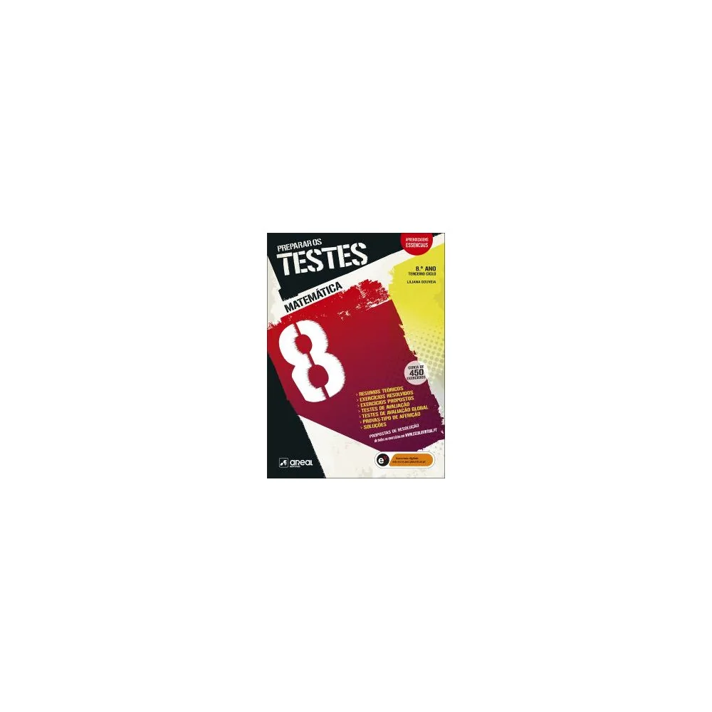 9789897676208 - Preparar os Testes - Matemática 8 - 8.º Ano
