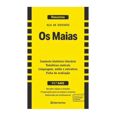 Resumos - Os Maias, de Eça de Queirós - 11.º Ano