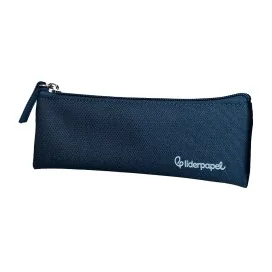 Estojo Escolar Liderpapel Plano Estreito C/Fecho 200x60mm Azul Marinho