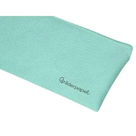 Estojo Escolar Liderpapel Plano Largo C/Fecho 200x100mm Verde Maça