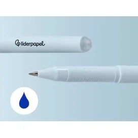 Expositor 250 Esferográficas Fantasia Liderpapel Animal Town Apagável Tinta Azul