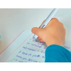 Expositor 250 Esferográficas Fantasia Liderpapel Animal Town Apagável Tinta Azul