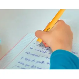 Esferográfica Fantasia Liderpapel Animal Town Apagável Tinta Azul Macaco