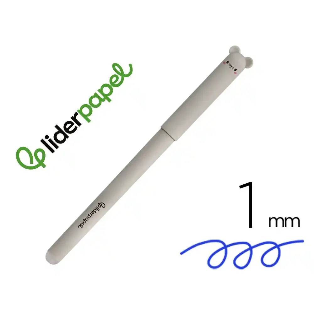 Esferográfica Fantasia Liderpapel Animal Town Apagável Tinta Azul Rato