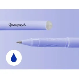 Esferográfica Fantasia Liderpapel Animal Town Apagável Tinta Azul Urso