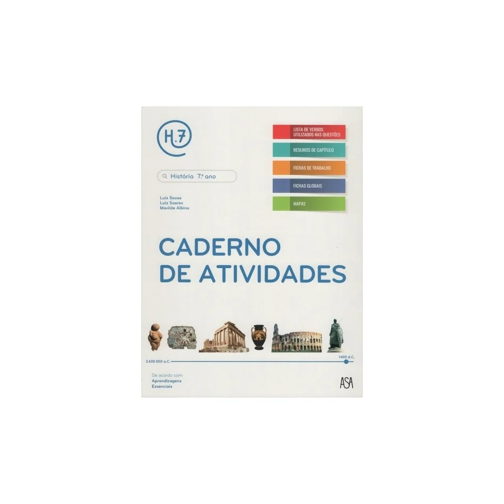 9789892349886 - H.7 História - Caderno de Atividades