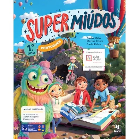 9789724758572 - Supermiúdos - Português 1.º Ano - Manual do aluno