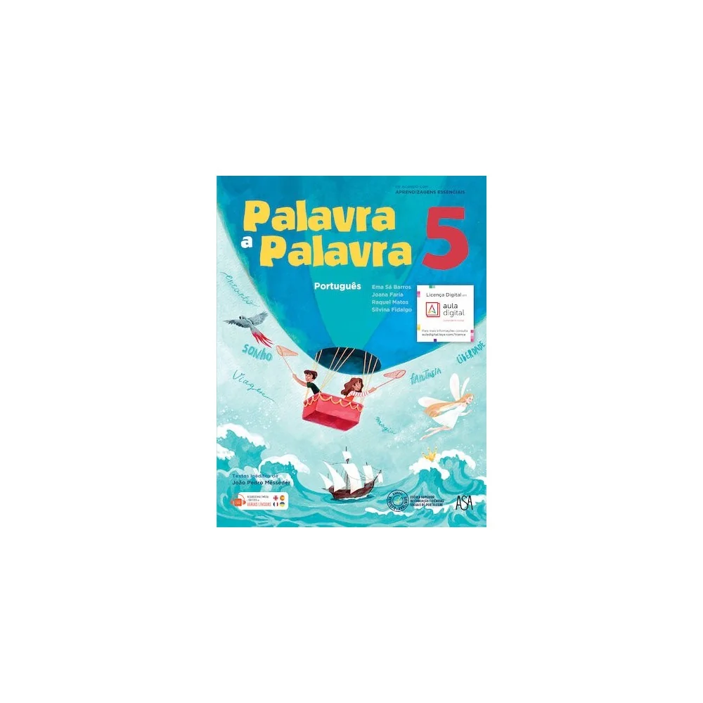 9789892360171 - Palavra a Palavra 5 - Português - Manual do aluno