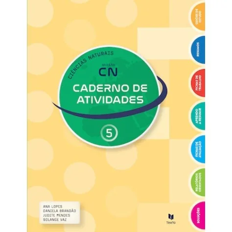 9789724758732 - Missão CN 5 - Ciências Naturais - Caderno de Atividades