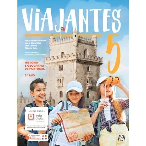 9789892360140 - Viajantes HGP 5 - História e Geografia de Portugal - Manual do Aluno