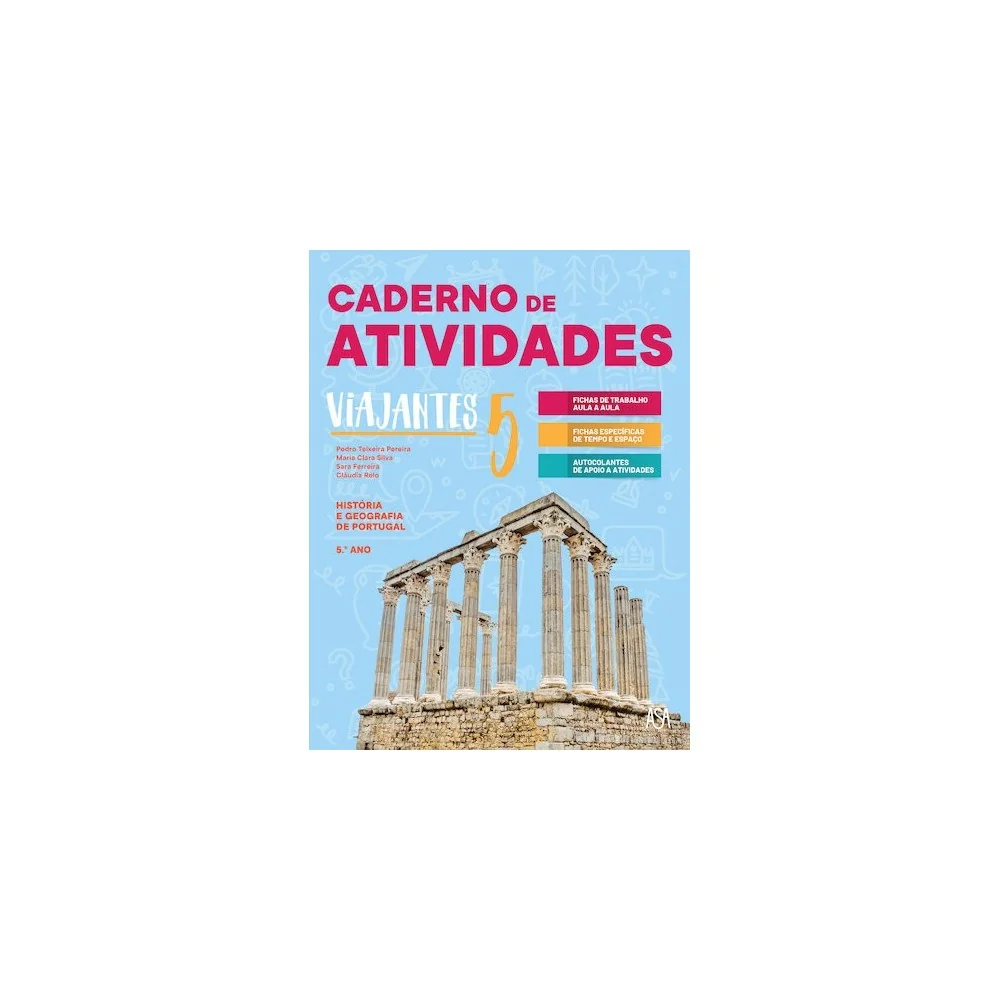 9789892360157 - Viajantes HGP 5 - História e Geografia de Portugal - Caderno de Atividades