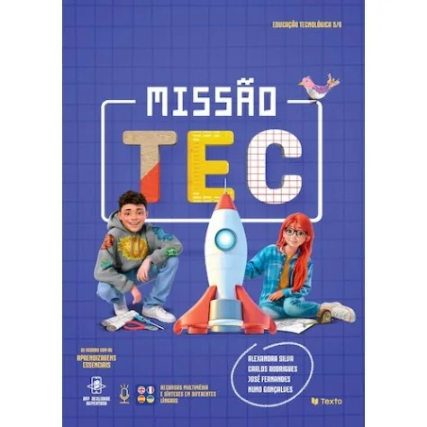 9789724758893 - Missão Tec - Esducação Tecnológica 5.º/6.º Ano - Manual do Aluno