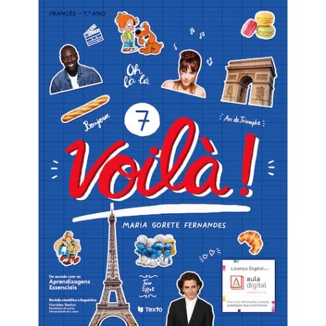 9789724755960 - Voilà! 7 - Francês - Manual do Aluno