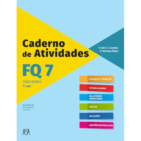 9789892349817 - FQ 7 - Físico-Química - Caderno de Atividades