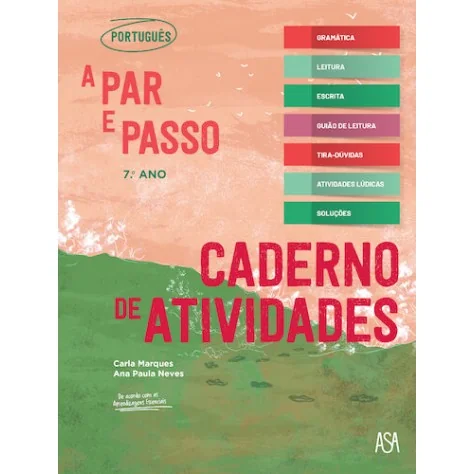 9789892349923 - A par e passo - Português - Caderno de Atividades
