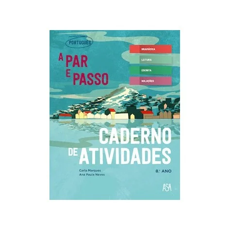 9789892352824 - A par e passo 8 - Português - Caderno de Atividades