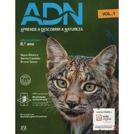 9789892352770 - ADN 8 - Ciências Naturais - Manual do Aluno