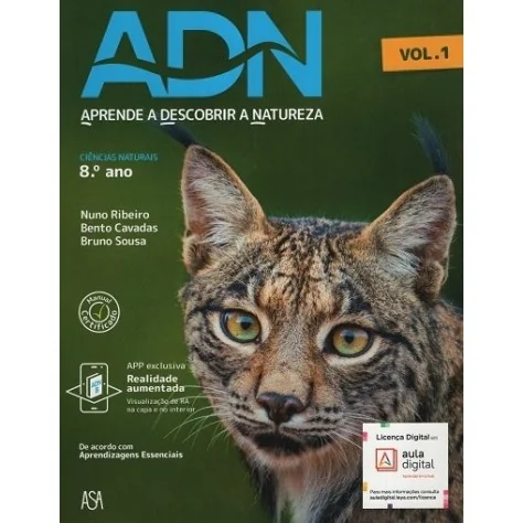 9789892352770 - ADN 8 - Ciências Naturais - Manual do Aluno