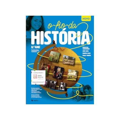 9789724756721 - NOVO O Fio da História 8 - História - Manual do Aluno