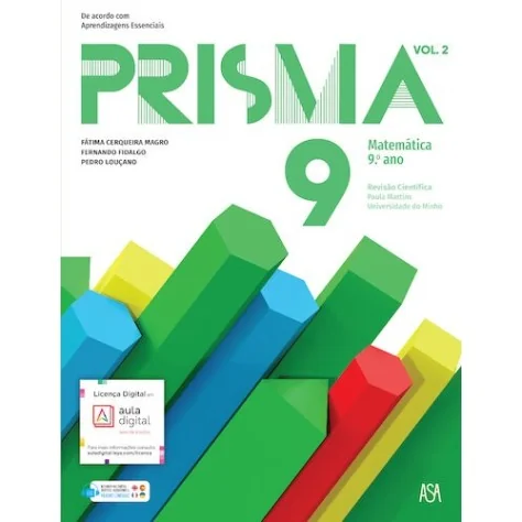 9789892360065 - Prisma 9 - Matemática - Manual do Aluno