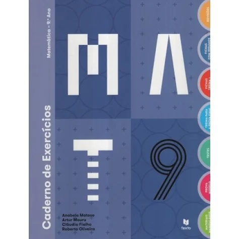 9789724758640 - MAT 9 Matemática - Caderno de Atividades