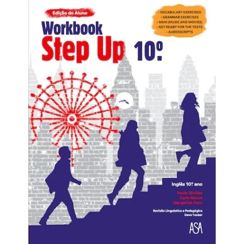 9789892350042 - Step up 10 - Inglês - Caderno de Atividades