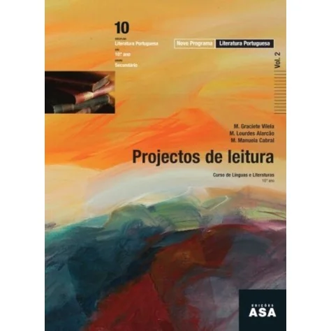 9789724128825 - PROJECTOS DE LEITURA - Literatura Portuguesa 10º/11º Ano - Manual do Aluno - 2 Volumes