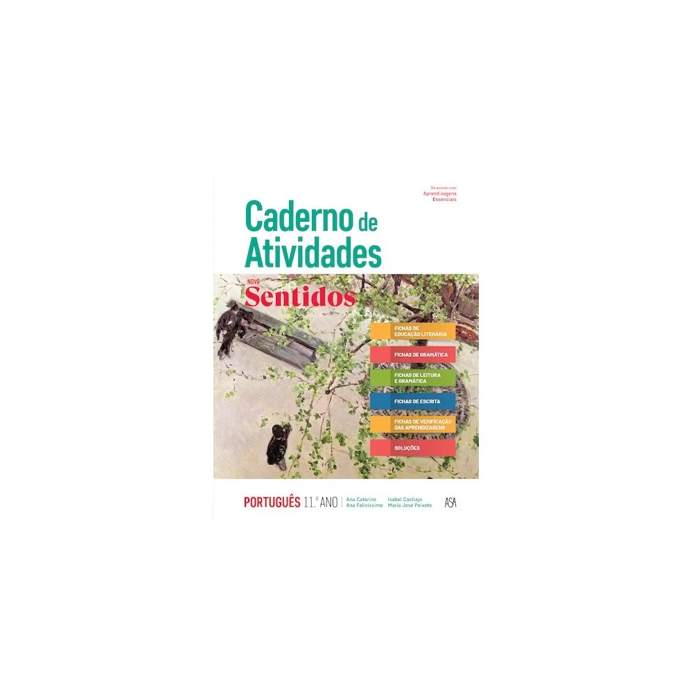 9789892352992 - NOVO Sentidos 11 - Português - Caderno de Atividades