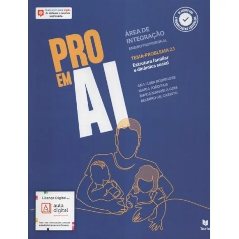 9789724759012 - Pro em AI Temas-problemas 2.1 / 2.3 / 3.3 / 4.2 / 5.3 / 6.1 / 7.3 / 8.3 / 9.2 Manual Aluno