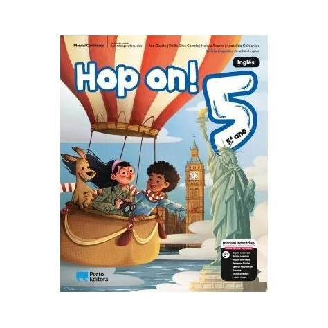 9789720202192 - Hop on! - Inglês - 5.º Ano - Manual do Aluno