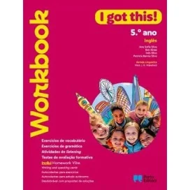 9789720202765 - I got this! - Inglês - 5.º Ano - Workbook/Homework Vibe - Caderno de Atividades