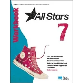 9789720316189 - All Stars 7 - Inglês - Workbook - Caderno de Atividades