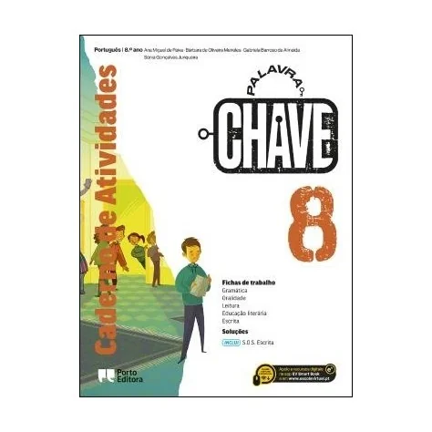 9789720317124 - Palavra-chave 8 - Caderno Atividades/S.O.S. Escrita - Português - Caderno de Atividades