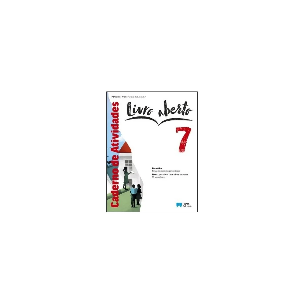 9789720317315 - Livro aberto 7 - Português - Caderno de Atividades