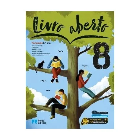 9789720317322 - Livro aberto 8 - Português - Manual do Aluno