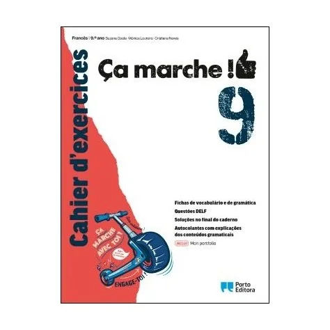 9789720318107 - Ça marche! - Francês - 9.º Ano Cahier d'exercices / Mon portfolio - Caderno de Atividades