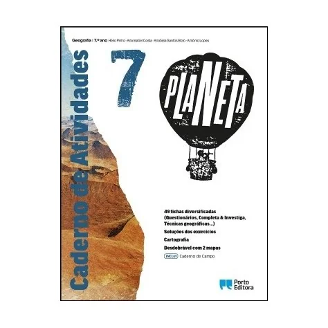 9789720320841 - PLANETA 7 - Geografia - Caderno de Atividades