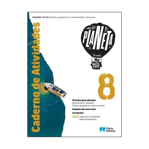 9789720320919 - PLANETA 8 - Geografia - Caderno de Atividades