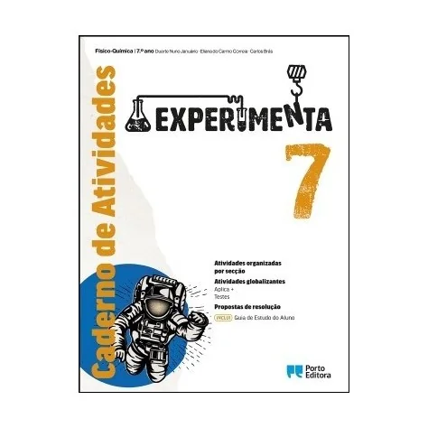 9789720328038 - Experimenta 7 - Físico-Química - Caderno de Atividades