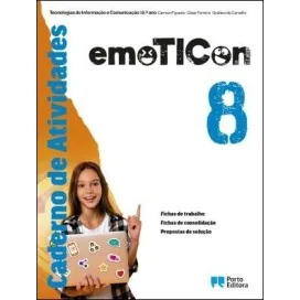 9789720336149 - emoTICon 8 - Tecnologias de Informação e Comunicação - Caderno de Atividades