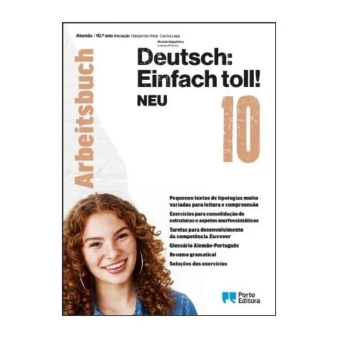9789720406651 - Deutsch: Einfach Toll! NEU 10 - Alemão - Iniciação - Arbeitsbuch - Caderno de Atividades