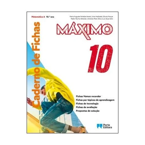 9789720420633 - Máximo 10 - Matemática A - Caderno de Atividades