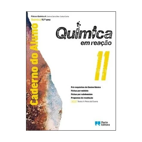 9789720423597 - Química em Reação 11 - Caderno do Aluno/Testes À Prova de Exame - Química A - Caderno de Atividades