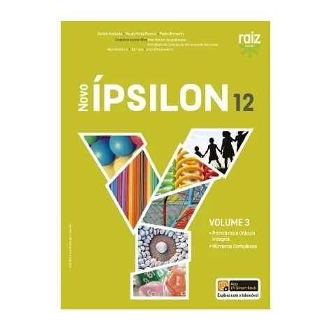 9789897443329 - Novo Ípsilon 12 - Matemática A ( 3 Volumes) - Manual do Aluno