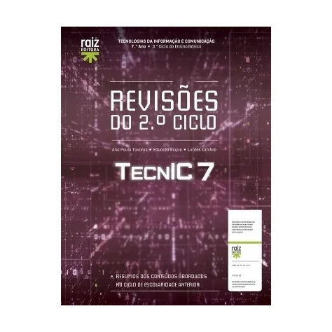 9789897444609 - TecnIC 7 - TIC - Caderno de Atividades