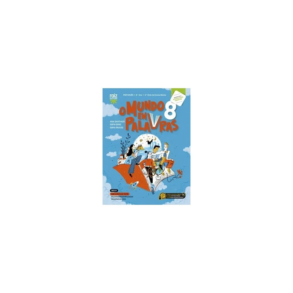 9789897444906 - O Mundo em Palavras 8 - Português - Manual do Aluno