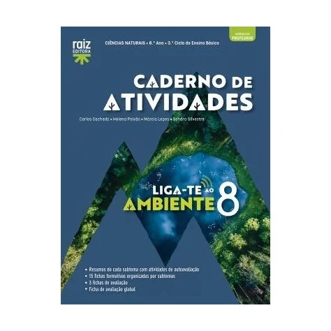 9789897444968 - Liga-te ao Ambiente 8 - Ciências Naturais - Caderno de Atividades