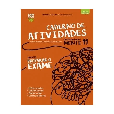 9789897445156 - DesassossegadaMente 11 - Filosofia - Caderno de Atividades/Preparar o Exame